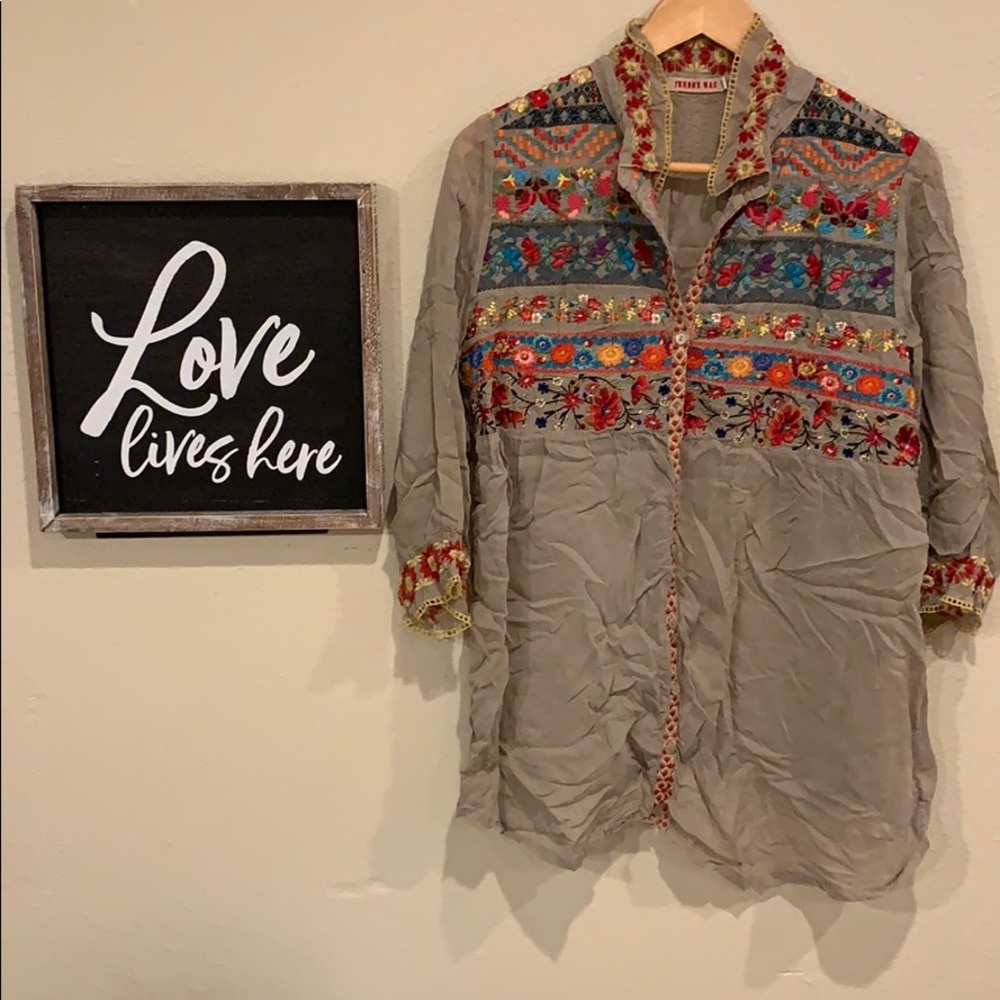 Johnny Was tunic top